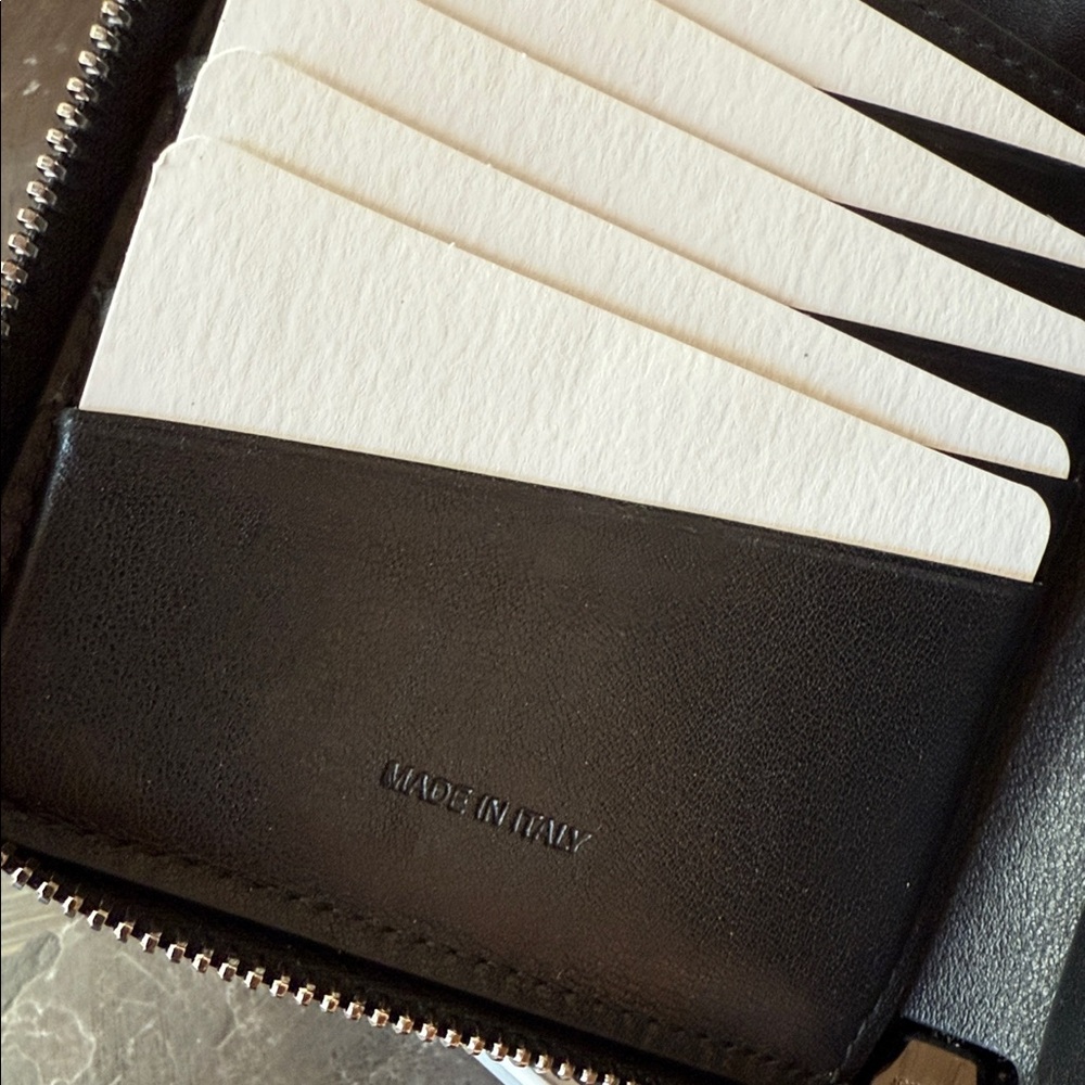 Proenza Schouler Trapeze Black Leather Wallet - Picture 8 of 9